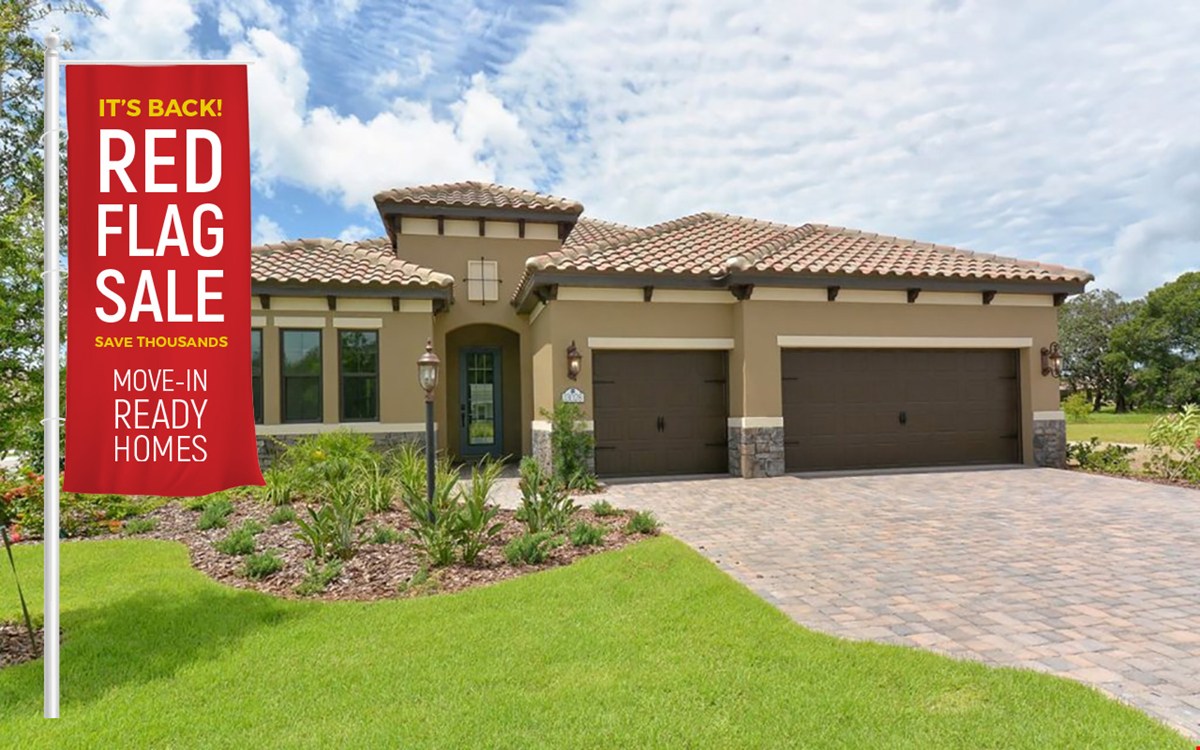 Save Big on Move-in Ready Homes During Our Red Flag Sale February 1st-28th