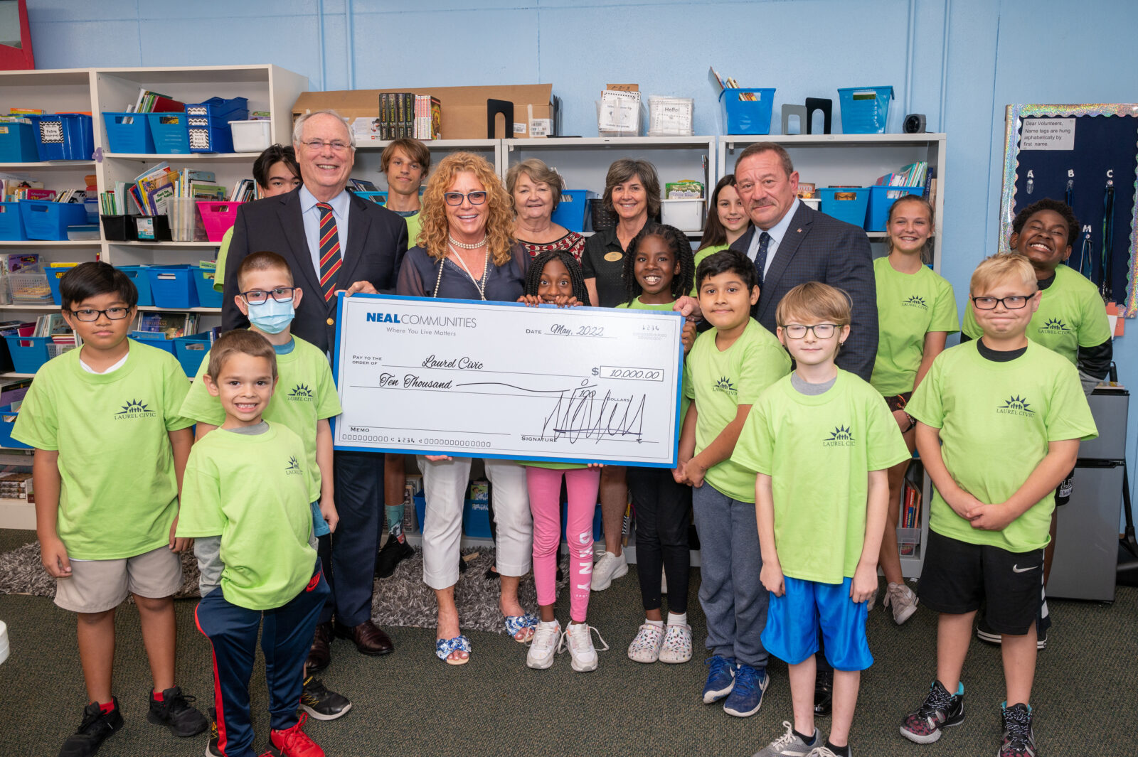 Neal Communities makes $10,000 donation to Laurel Civic Agency