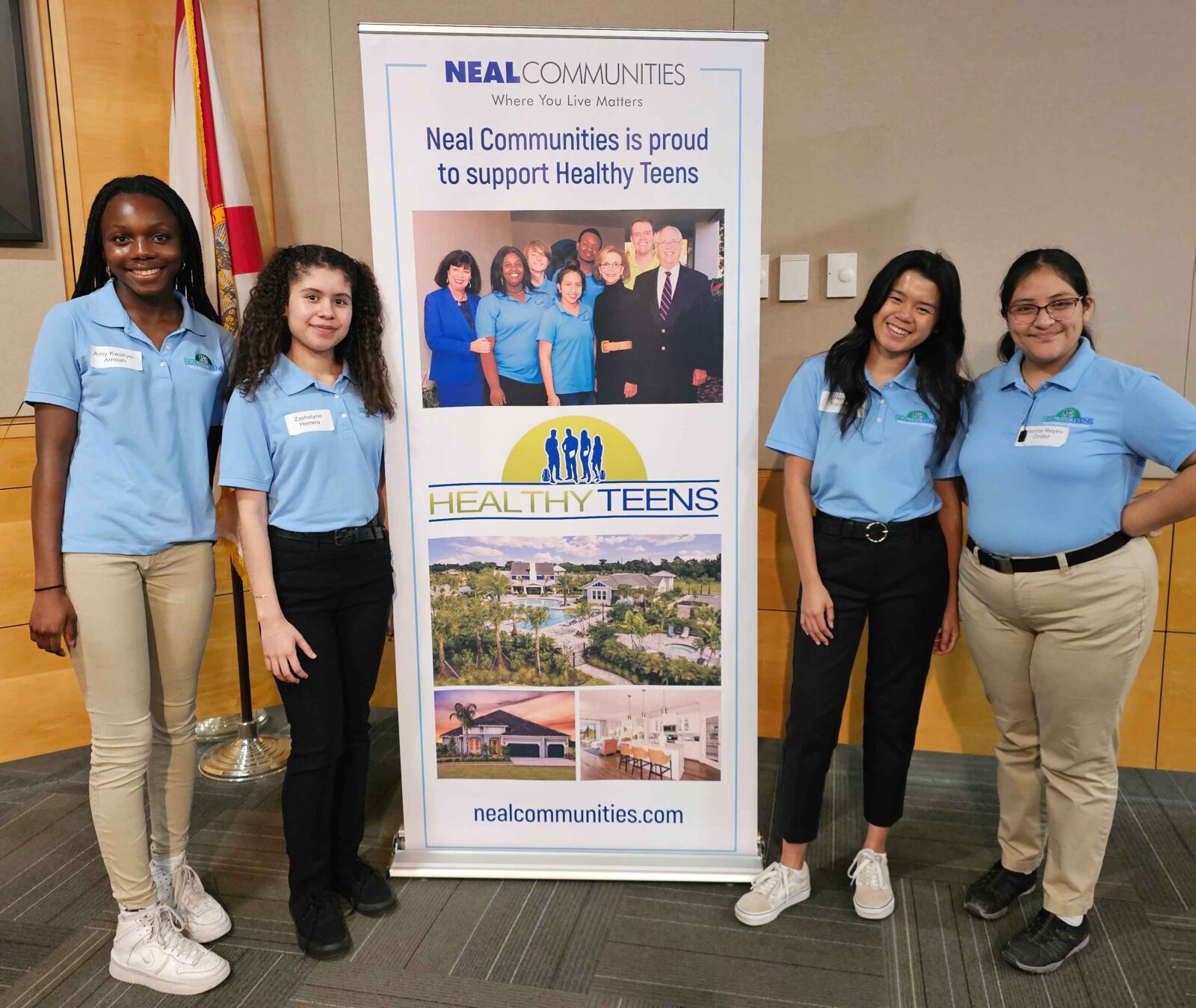 Neal Communities makes $10,000 donation to Healthy Teens