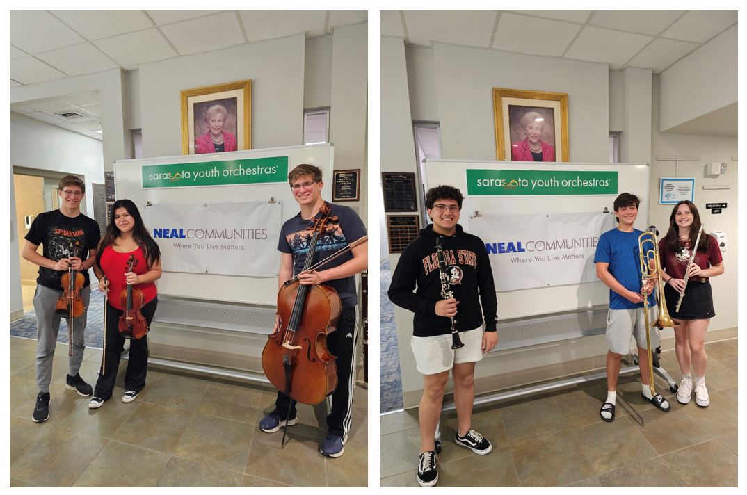 Neal Communities Donates $2,000 to Sarasota Youth Orchestras